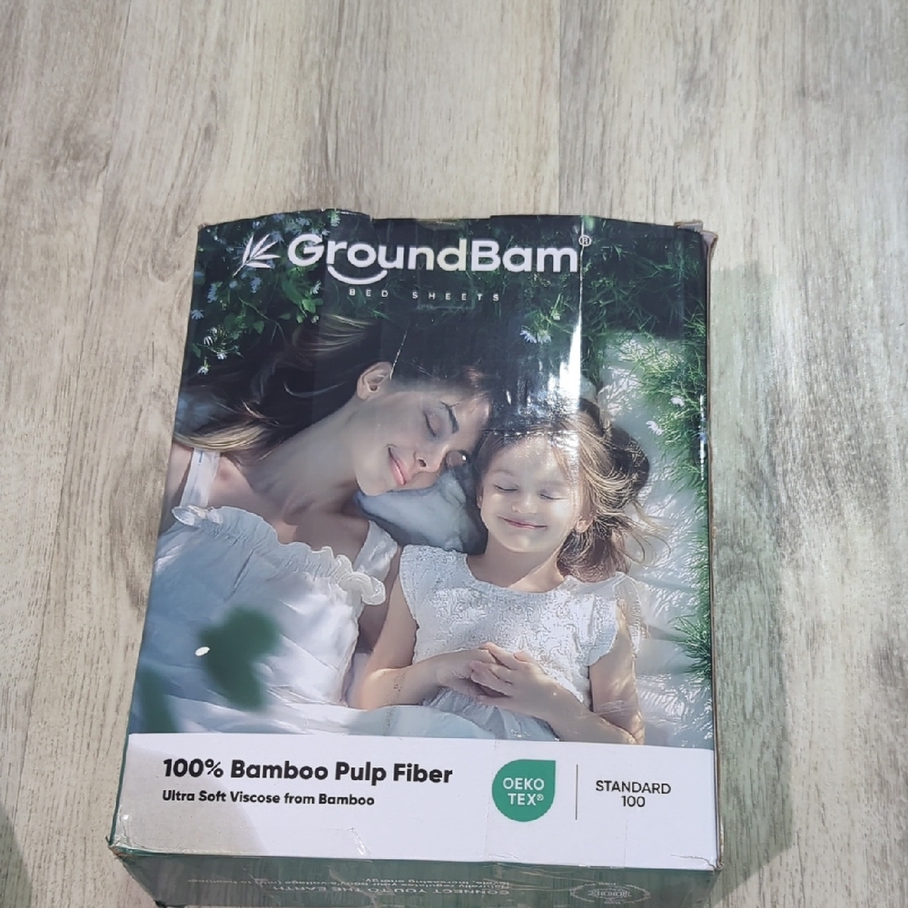 GroundBam bed sheets made from 100% bamboo pulp fiber Grounding New